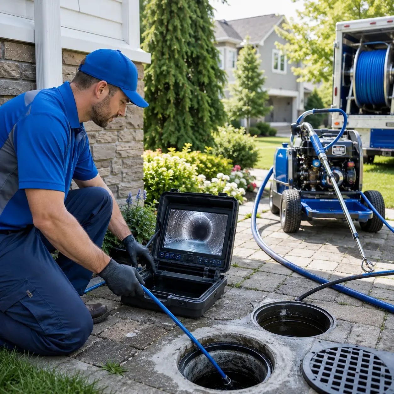 Outdoor drain cleaning professionals serving Plainfield, IN